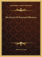 The Secret Of Personal Efficiency 1425462006 Book Cover