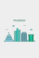 Phoenix Minimalist Travel Notebook [Lined] [6x9] [110 pages] 167658076X Book Cover