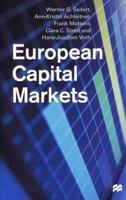 European Capital Markets 0333924363 Book Cover