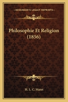 Philosophie Et Religion (1856) 1167713400 Book Cover