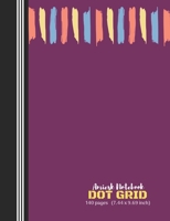 Amiesk Notebook - Dot Grid Notebook - 140 pages (7.44 x 9.69 inch) 1089776624 Book Cover