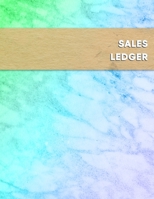 Sales Ledger: Blue and green online second hand picker gross sale profit tracking log book - For arbitrage resellers looking to grow and track sales and inventory margins 1088569439 Book Cover