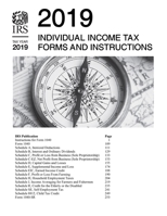 2019 Individual Income Tax Forms and Instructions : NEW For 2020! 165873050X Book Cover