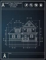 Graph Paper Notebook: 1/3 Inch Squares Blank Graphing Paper Journal Quad Ruled College Students Mathematics Write Drawing Squared Composition Book 108 ... Inches (Math Graph Paper Notebook) (Volume 4) 1724218034 Book Cover