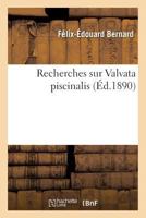 Recherches Sur Valvata Piscinalis 2016146206 Book Cover