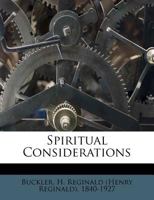 Spiritual Considerations 1164063464 Book Cover