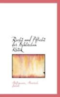 Recht und Pflicht der Biblischen Kritik 0526445408 Book Cover