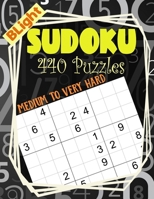 BLight Sudoku Puzzles: 440 Sudoku Puzzle Book For Adults (Puzzles & Games for Adults) - Medium To Very Hard Level B08CWJ7HTQ Book Cover