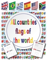 All Countries Flags of The World: Coloring Book | With color guides | Flags Around the world B08QBS1T8K Book Cover