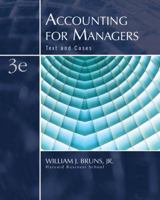 Accounting for Managers: Text and Cases 0324291213 Book Cover