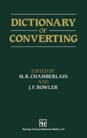Dictionary of Converting 0216932424 Book Cover