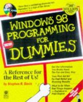 Windows 98 Programming for Dummies 076450262X Book Cover