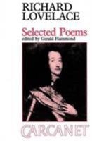 Richard Lovelace: Selected Poems 0856356735 Book Cover