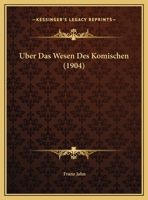 Uber Das Wesen Des Komischen 1173084134 Book Cover