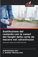 Sostituzione del cemento con le ceneri dei fanghi della carta da macero nel calcestruzzo (Italian Edition) 6208393639 Book Cover