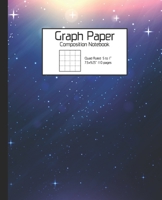 Graph Paper Composition Notebook: Quad Ruled 5 Squares to 1 Inch Grid Paper Science & Math Graphing Notebook 5x5 7.5 x 9.25": Space Cosmos and Stars 1686365675 Book Cover