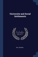 University and Social Settlements 1021331953 Book Cover