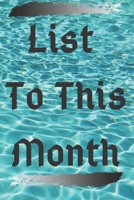 list to this month: To-Do List Formula, Daily Checklist Planner.: TO DO LIST / Journal Gift, 120 Page, 6*9, Soft Cover Matte Finish 1650758030 Book Cover