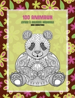 Livres à colorier Mandala - Gros caractères - 100 animaux B08X6DRNN7 Book Cover