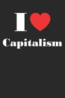 I Love Capitalism: A5 Notizbuch Demi Raster / Karo / Kariert 120 Seiten f�r Aktien und Dividenden Fans I Geschenkidee f�r Kapitalanleger. 1706387288 Book Cover