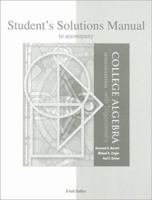 Student's Solutions Manual to accompany College Algebra with Trigonometry 0072427361 Book Cover