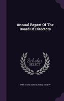 Annual Report Of The Board Of Directors 1245513338 Book Cover