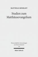 Studien Zum Matthausevangelium 3161538862 Book Cover