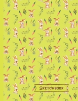 Rabbits Sketchbook: Rabbit Gifts: Blank Drawing Paper Sketch Book: Large Notebook for Doodling or Sketching 8.5 x 11 1706365713 Book Cover