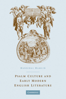 Psalm Culture and Early Modern English Literature 0521037069 Book Cover