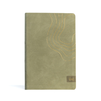 CSB (in)courage Devotional Bible, Sage LeatherTouch 1430082534 Book Cover