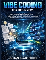 Vibe Coding for Beginners: From Idea to App in Record Time — A Step-by-Step Playbook for Building Real, Production-Ready Websites and Apps with AI (No Programming Experience Required) B0GPJG3ZZV Book Cover