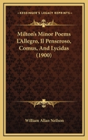 Milton Lyrics: L'Allegro, Il Penseroso, Comus, and Lycidas 9358711752 Book Cover