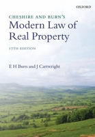 Cheshire and Burn: Modern Law of Real Property 019959340X Book Cover