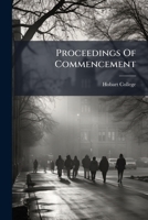 Proceedings of Commencement 1274335531 Book Cover