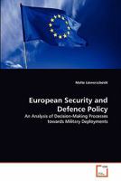 European Security and Defence Policy 363931123X Book Cover