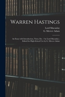 Warren Hastings B00086SIUA Book Cover