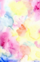 A5 Lined Notebook 110 Pages: Funny Ruled Journal Abstract Watercolor Yellow Red Purple Colorful Pattern 09C. Cute Unique Student Teacher Blank Scrapbook/ Composition/ Planner Great For Home School Off 1700573500 Book Cover