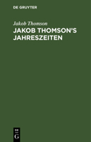 Jakob Thomson's Jahreszeiten 1279832762 Book Cover