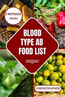 BLOOD TYPE AB FOOD LIST: The Comprehensive Guide to a Perfect Diet for Blood Type AB Individuals to Boost and Enhance your Digestion through Smart Food Choices B0CTBWJPLH Book Cover