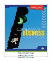 Contemporary Business: Special Edition 0470546972 Book Cover
