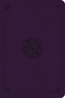 ESV Large Print Bible (Trutone, Lavender, Emblem Design) B0GNMP35C1 Book Cover