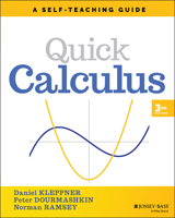 Quick Calculus: A Self-Teaching Guide 1119743192 Book Cover