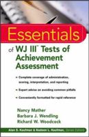 Essentials of WJ III Tests of Achievement Assessment 0471330590 Book Cover