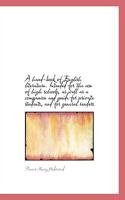 A Hand-book of English Literature: Intended for the Use of High Schools 101753148X Book Cover