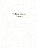 Talking about poverty 1300059761 Book Cover