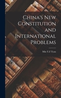 China's New Constitution and International Problems 1287362931 Book Cover