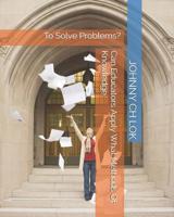 Can Educators Apply What Methods Of Knowledge: To Solve Problems? 1096634708 Book Cover