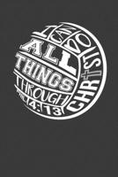 Volleyball Notebook: Bible Verse Lined Journal Diary Notebook 120 Pages, 6" x 9" (15.24 x 22.86 cm), Durable Soft Cover 1687672326 Book Cover