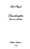 Lessico famigliare: Operazioni alla lettera 8893641534 Book Cover