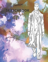 Fashion SketchBook: 100 Large Male Figure Templates With 10 Different Poses for Easily Sketching Your Fashion Design Styles 1699846502 Book Cover